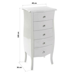 Chest of drawers Versa Cagliari Wood (36 x 100 x 48 cm)