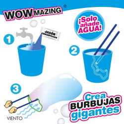 Bubble Blowing Game WOWmazing Space Edition (16 Units)