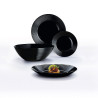 Dessert dish Luminarc Harena Black Glass (19 cm) (24 Units)