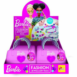 Bracelet Making Kit Lisciani Giochi Barbie Fashion jewelry bag Plastic (12 Pieces)