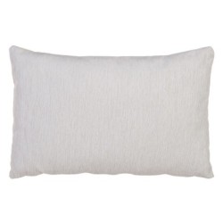 Cushion Polyester Light grey Acrylic 60 x 40 cm