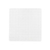 Non-slip Shower Mat Frames White PVC 50,3 x 50,3 x 0,7 cm (6 Units)