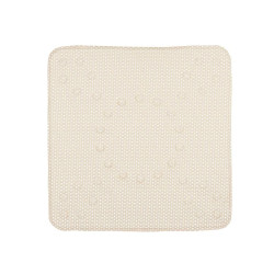 Non-slip Shower Mat Beige PVC 53 x 52,5 x 1 cm (6 Units)