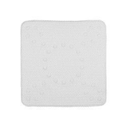 Non-slip Shower Mat Grey PVC 53 x 52,5 x 1 cm (6 Units)