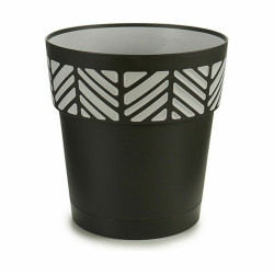 Self-watering flowerpot Stefanplast Orfeo Anthracite Plastic 25 x 25 x 25 cm (6 Units)