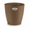 Planter Stefanplast Brown Plastic 29 x 27 x 29 cm (6 Units)