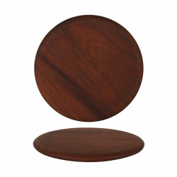 Serving board Viejo Valle Iroko Circular ø 32 x 1,8 cm (2 Units)