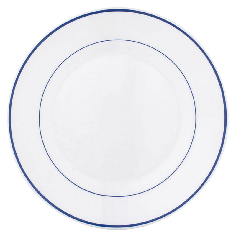 Plate set Arcoroc Rest. F/azul Dessert Bicoloured Glass 19,5 cm