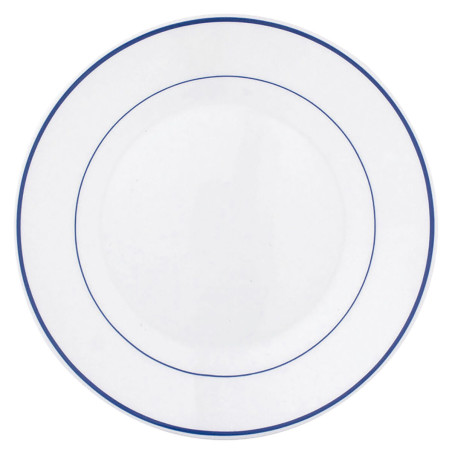 Plate set Arcoroc Rest. F/azul Dessert Bicoloured Glass 19,5 cm