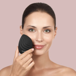 Cleansing Facial Brush Geske SmartAppGuided Black 5-in-1