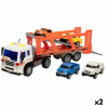 Truck Carrier and Friction Cars Speed & Go 37,5 x 12,5 x 10 cm (2 Units)