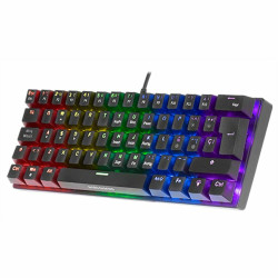 Keyboard Mars Gaming MK60 Black Spanish Qwerty