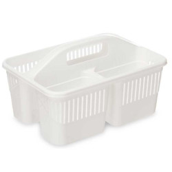 Organiser Cleaning White Plastic 31,3 x 18 x 22 cm (12 Units)