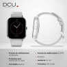 Smartwatch DCU CURVED GLASS PRO 1,83" Grey