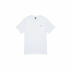 Men’s Short Sleeve T-Shirt The North Face Premium White Men