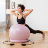 Yoga Ball with Stability Ring and Resistance Bands Ashtanball InnovaGoods