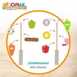 Toy BBQ Woomax 50,5 x 23,5 x 34 cm Toy (2 Units)