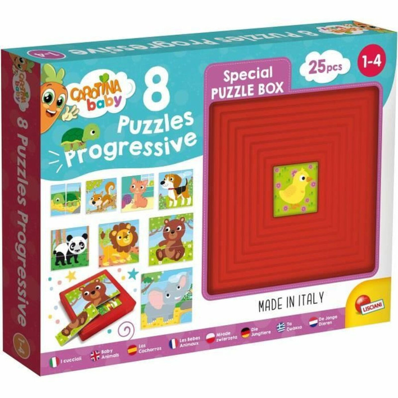 Puzzle Lisciani Giochi Carotina Baby 8 Puzzles Progressive