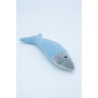 Fluffy toy Crochetts OCÉANO Light Blue Fish 11 x 6 x 46 cm 9 x 5 x 38 cm 2 Pieces