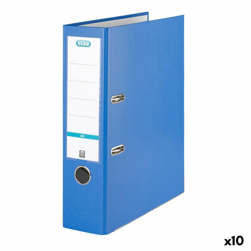 Lever Arch File Elba Blue A4 (10 Units)