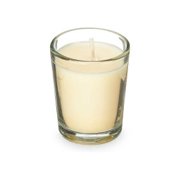 Scented Candle Set 16 x 6,5 x 11 cm (12 Units) Glass Vanilla