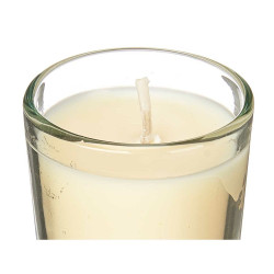 Scented Candle Set 16 x 6,5 x 11 cm (12 Units) Glass Vanilla