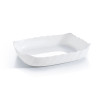 Serving Platter Luminarc Smart Cuisine Rectangular White Glass 29 x 30 cm (6 Units)