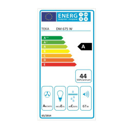 Conventional Hood Teka 40476230 60 cm 603 m3/h 67 dB 278W White