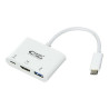 USB-C to HDMI Adapter NANOCABLE 10.16.4302 Full HD (15 cm) White (1 Unit)