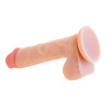 Realistic Dildo S Pleasures Beige Silicone (19,5 cm)