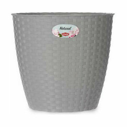 Plant pot Stefanplast Grey Plastic 29 x 26,5 x 29 cm (6 Units)