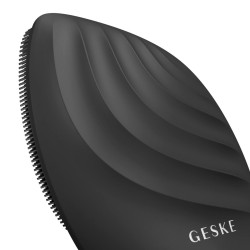 Cleansing Facial Brush Geske SmartAppGuided Black 5-in-1