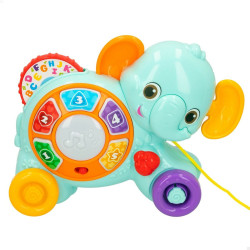 Pull-along toy Winfun Elephant 26 x 19 x 8,5 cm (2 Units)