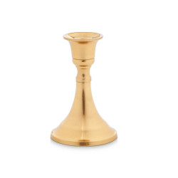 Candle Holder Golden Aluminium 5 x 11 x 9 cm (12 Units)