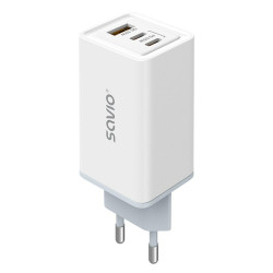 Wall Charger Savio LA-07 White 65 W