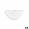 Salad Bowl Quid Boreal Ø 14 cm White Glass (6 Units) (Pack 6x)