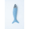 Fluffy toy Crochetts OCÉANO Light Blue Fish 11 x 6 x 46 cm 9 x 5 x 38 cm 2 Pieces