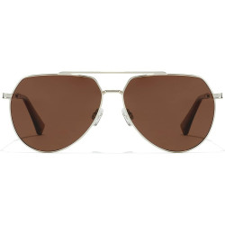 Unisex Sunglasses Hawkers Shadow Polarised ø 60 mm Golden Silver Rose gold