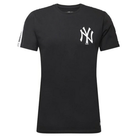 Men’s Short Sleeve T-Shirt New Era NY Yankees Taped Sleeve Black