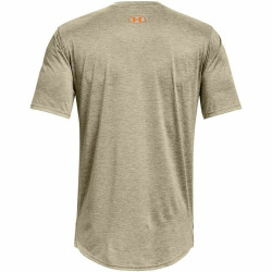 Short Sleeve T-Shirt Under Armour Vent Graphic. Light brown