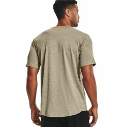 Short Sleeve T-Shirt Under Armour Vent Graphic. Light brown