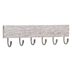 Wall mounted coat hanger 61 x 7 x 16,5 cm Metal Wood