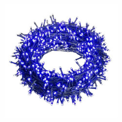 Wreath of LED Lights 25 m Blue White 6 W Christmas