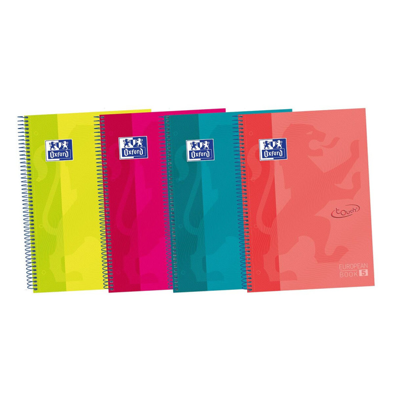 Notebook Oxford European Book Multicolour A4 5 Pieces 120 Sheets