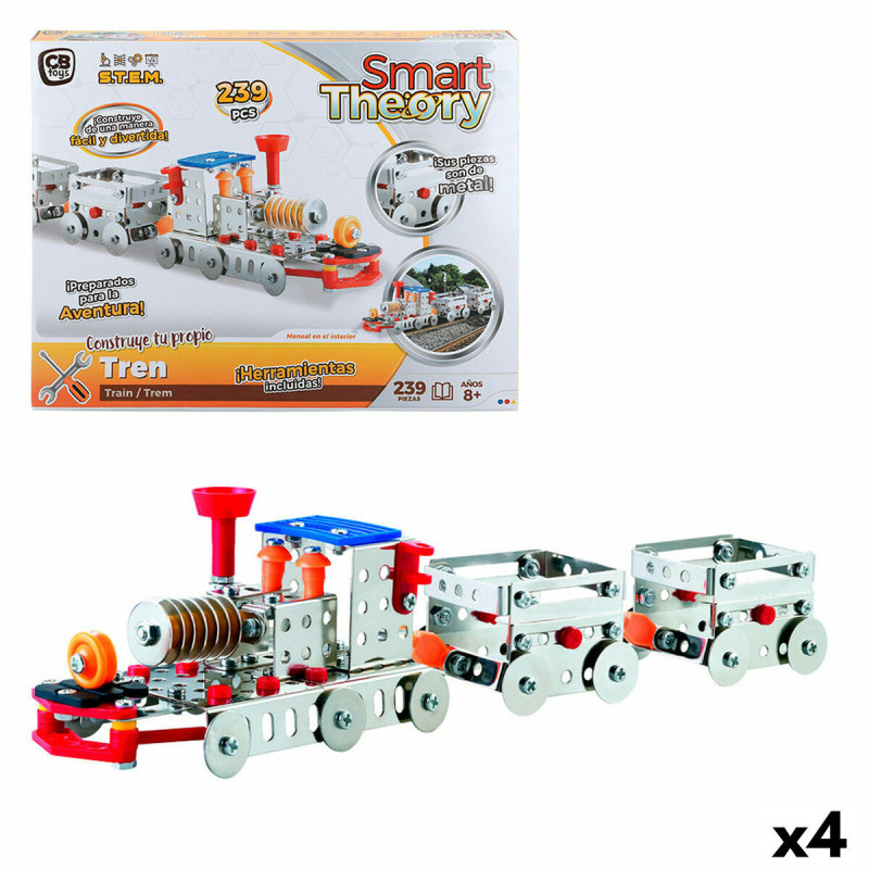 Construction set Colorbaby Train (4 Units)