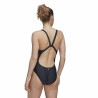 Women’s Bathing Costume Adidas  Mid 3 Bands Dark blue