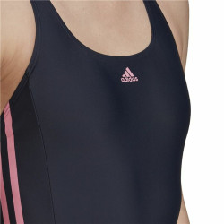 Women’s Bathing Costume Adidas  Mid 3 Bands Dark blue