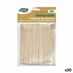 Kit of coffee stirrers Algon Wood 20 Units