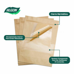 Reusable Food Bag Set Algon Hermetically sealed 14 x 20 x 4 cm (36 Units)