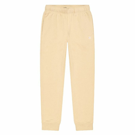 Adult's Tracksuit Bottoms Champion Rib Cuff Beige Men